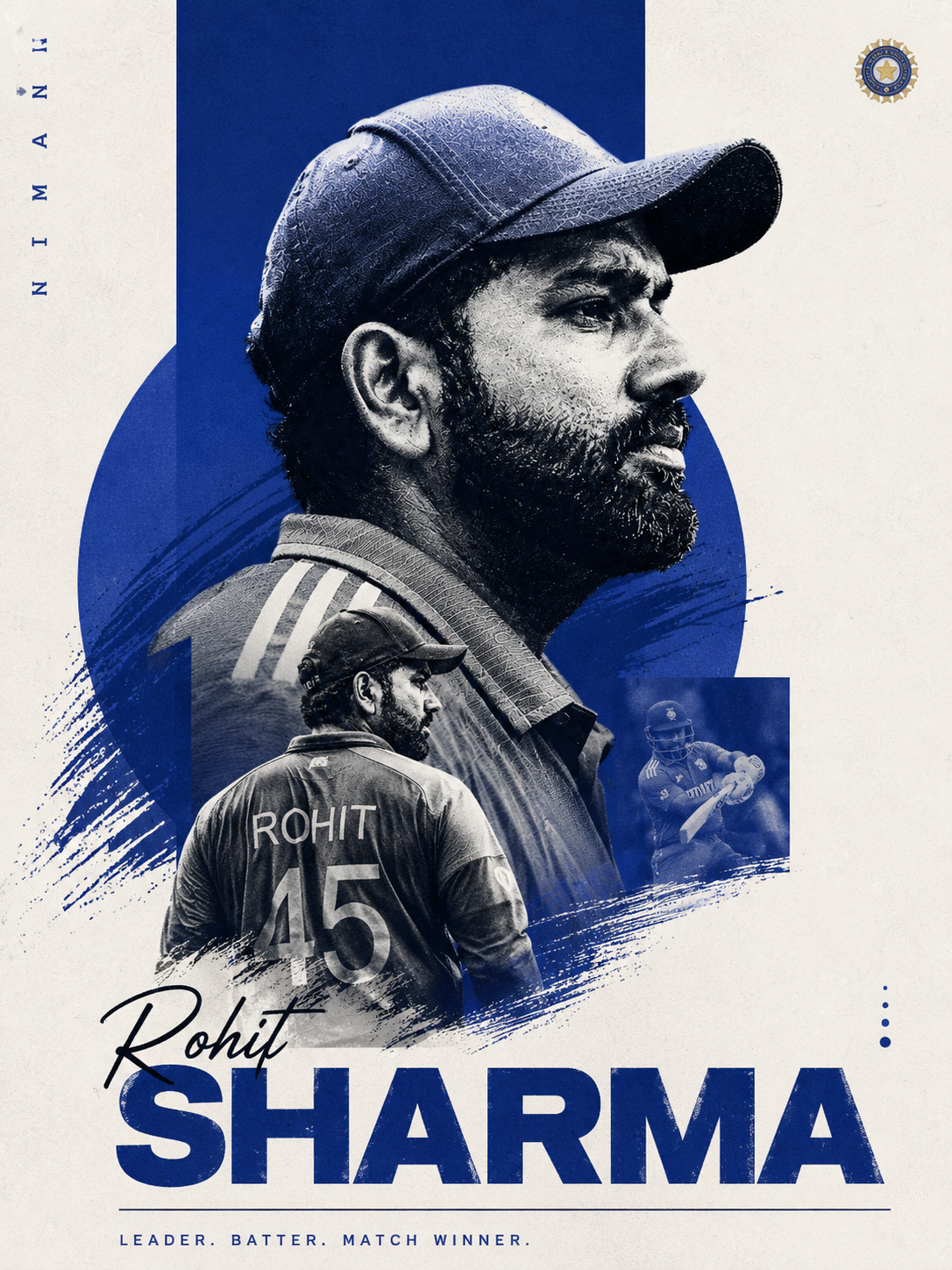 Rohit Sharma — Leader. Batter. Match Winner #45